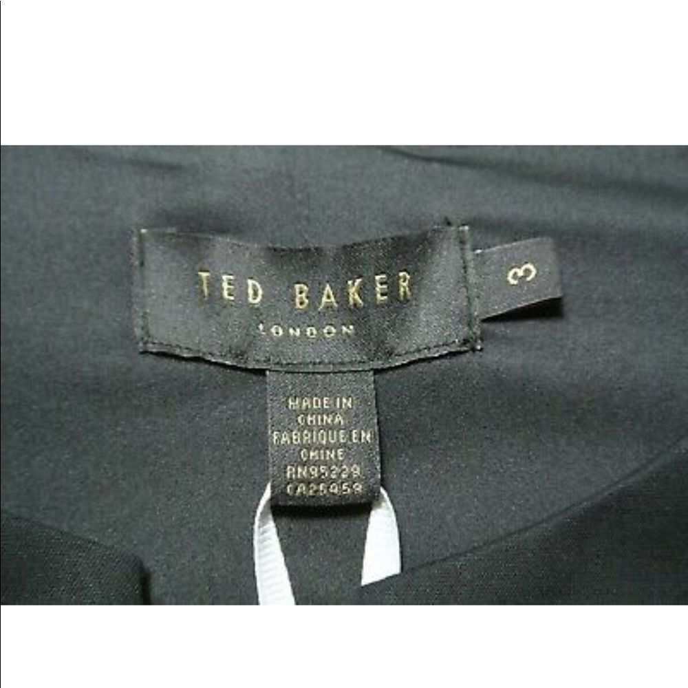 TED BAKER Structured Zip Peplum Dress - Picture 5 of 9